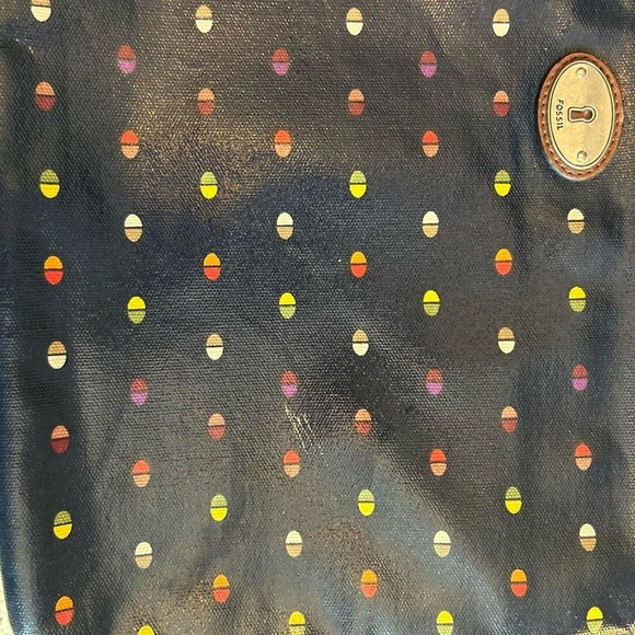 Fossil Key Per Computer Case - Very Good Condition, Coated Canvas, 15” x 12” - Picture 7 of 7